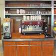 buffet kast met RVS afwerking