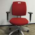 kantine/kantoor bureaustoel rood/zwart 1