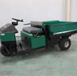 Werkplaats toebehoren Cushman benzine terreinwagen met laadbak, driewieler, afm. bak. ca. 1500x1300x300 1