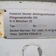 Freesbank Deckel FP6NC freesmachine, inclusief schakelkast en handleidingen 10
