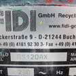 Werkplaats toebehoren destillatie - recycling unit Fidi 8