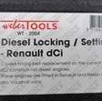 Gereedschap diesel timing set Renault/Nissan NIEUW 5