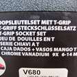 Gereedschap dopsleutel set met T-grip 4
