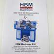 Draaibank metaal draaibank HBM 330x600 NIEUW 20