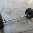 DS E531 rubber geveerder aanhangeras capaciteit 650 kg + 2 velgen en banden