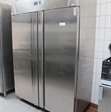 Keuken inventaris dubbele koelkast van RVS / Friulox 2