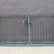 dubbele loop poort met staanders  /  h1480x1550mm (2x)