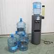 kantine/kantoor Eden waterkoeler met 6 stuks wisselflessen (leeg) 1