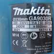 Gereedschap haakse slijper Makita 230mm 4