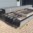 hekwerk h240 x b250cm / 20 stuks / 730 kg incl. 21 staanders