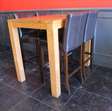 Horeca meubilair hoge tafel met 4 krukken 2