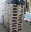 Kunststof pallets hygiene pallets 12 stuks / 120x100x16cm gesloten dek mix 1