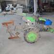 Transportwagen / kar ISEKI KV700D tweewielige trekker + ploeg 1