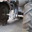 Transportwagen / kar ISEKI KV700D tweewielige trekker + ploeg 5