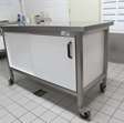 Keuken inventaris kar van RVS met wielen 3