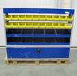 Diversen kast tbv bedrijfswagen incl. 20 kunststof bakjes 1