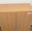 kantine/kantoor kast van hout met planken 2