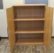 kantine/kantoor kast van hout met planken 4