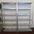 Overige horeca kasten van metaal 2 stuks met 6 planken per kast 1