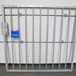 Hekwerk  loop poort h1460xb1550mm incl. slot met klink 1