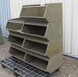 Magazijn magazijnbakken van metaal / 7 stuks 2