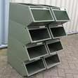 Magazijn magazijnbakken van metaal / 8 stuks 4