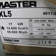 Heater / kachel Master XL5 hetelucht kanon diesel 17kW NIEUW 3