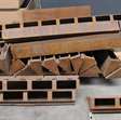 kantine/kantoor muurframe met cortenstaal plantenbakken 5