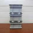 Magazijn opslag bakken Engels 3 stuks  / h12 x 20 x 10cm  1