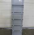 Magazijn opslagbakken  Engels 6 stuks met deksel / 235 x 400 x 300mm  2