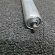 Transportband Pallet, ca. 290 kg verzinkte gelagerde rollen t.b.v. rollenbaan. lgt ca 400 mm, diameter 30 mm, asmaat 8 mm 3