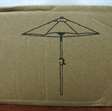 Tuin accessoire parasol Pim XL Ø2mtr ecru 1