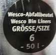 kantine/kantoor prullenbak van metaal Wesco / 50ltr 8
