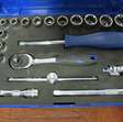 Gereedschap ratelset Berner 1/4 4