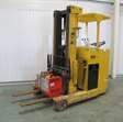 Heftruck Reachtruck Nyk, triple mast, freelift, doorrijhoogte 2300 mm, inclusief lader 1