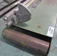 Transportband Rollenbaan / aanvoerbaan met aanslag en meetband, ca 2 mtr per stuk (2 colli) 3