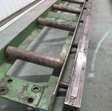 Transportband Rollenbaan / aanvoerbaan met aanslag en meetband, ca 2 mtr per stuk (2 colli) 4