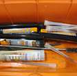 Diversen Spit 2 componenten kitspuit incl. diverse toebehoren 2