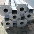 Hekwerk en toebehoren staanders met voetplaat L2550x100x100mm / 12 stuks 3
