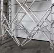 ladder - trap - steiger aluminium rolsteiger met  werkplateau en zijsteunen 2
