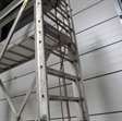 ladder - trap - steiger aluminium rolsteiger met  werkplateau en zijsteunen 3