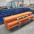 Magazijnstelling pallet stelling / 6 staanders en 20 liggers met legborden 3