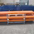 Magazijnstelling pallet stelling / 6 staanders en 20 liggers met legborden 4