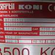 Hefbrug Stertil Koni Carlift ST 0035 F 11