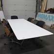 kantine/kantoor tafel 120x300cm incl. 5 stoelen 3