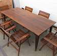 Horeca meubilair terras tafel met 6 stoelen van hout 3