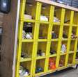 Magazijn transportkar met diverse inhoud 7