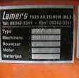 Werkplaats toebehoren veegmachine Lamers excl. lader 8