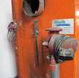 Heater / kachel verbranding installatie voor afvalhout Heizomat HSK-A 8
