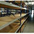 Magazijnstelling verdiepingsvloer entresolvloer met verdieping en trap van metaal ±14x26mtr 10